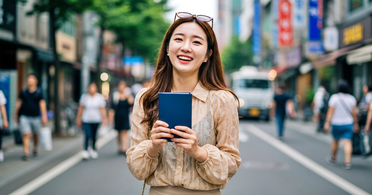 청년도약계좌 개설 후 기뻐하는 여성